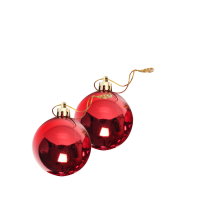 NATAL BOLA LISA 7CM NTB1005 VM C/2